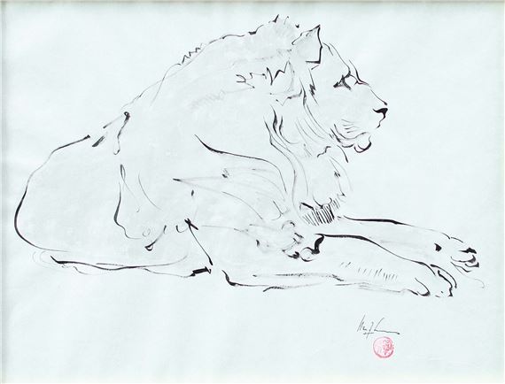 Lion by Lee Man Fong