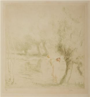 Baigneuses sous les saules - Alfredo Muller