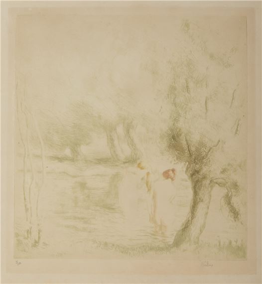 Baigneuses sous les saules - Alfredo Muller