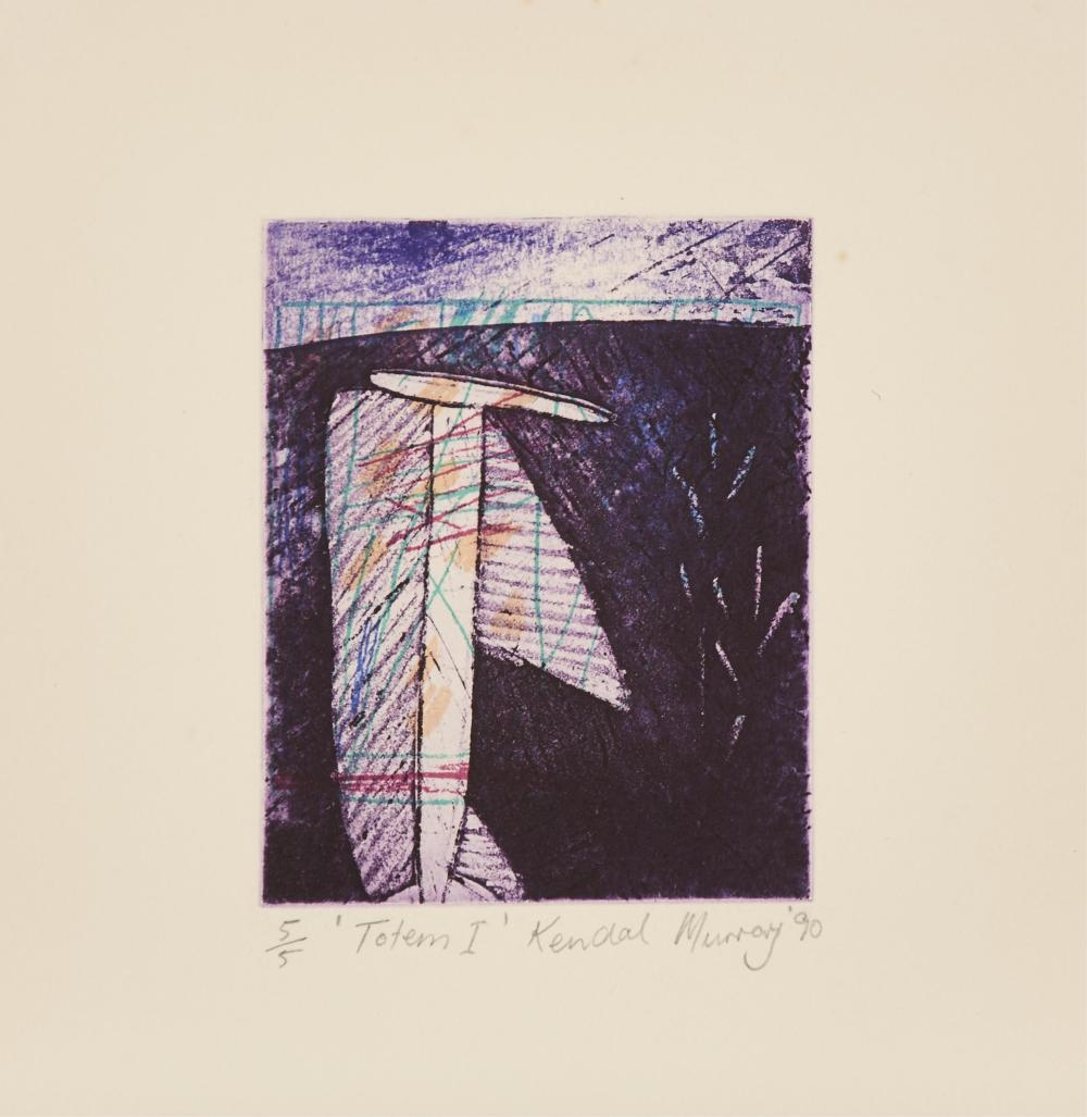 Artwork by Kendal Murray, Totem I, Made of lithograph on paper