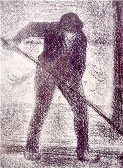 THE SWEEPER - Georges Seurat