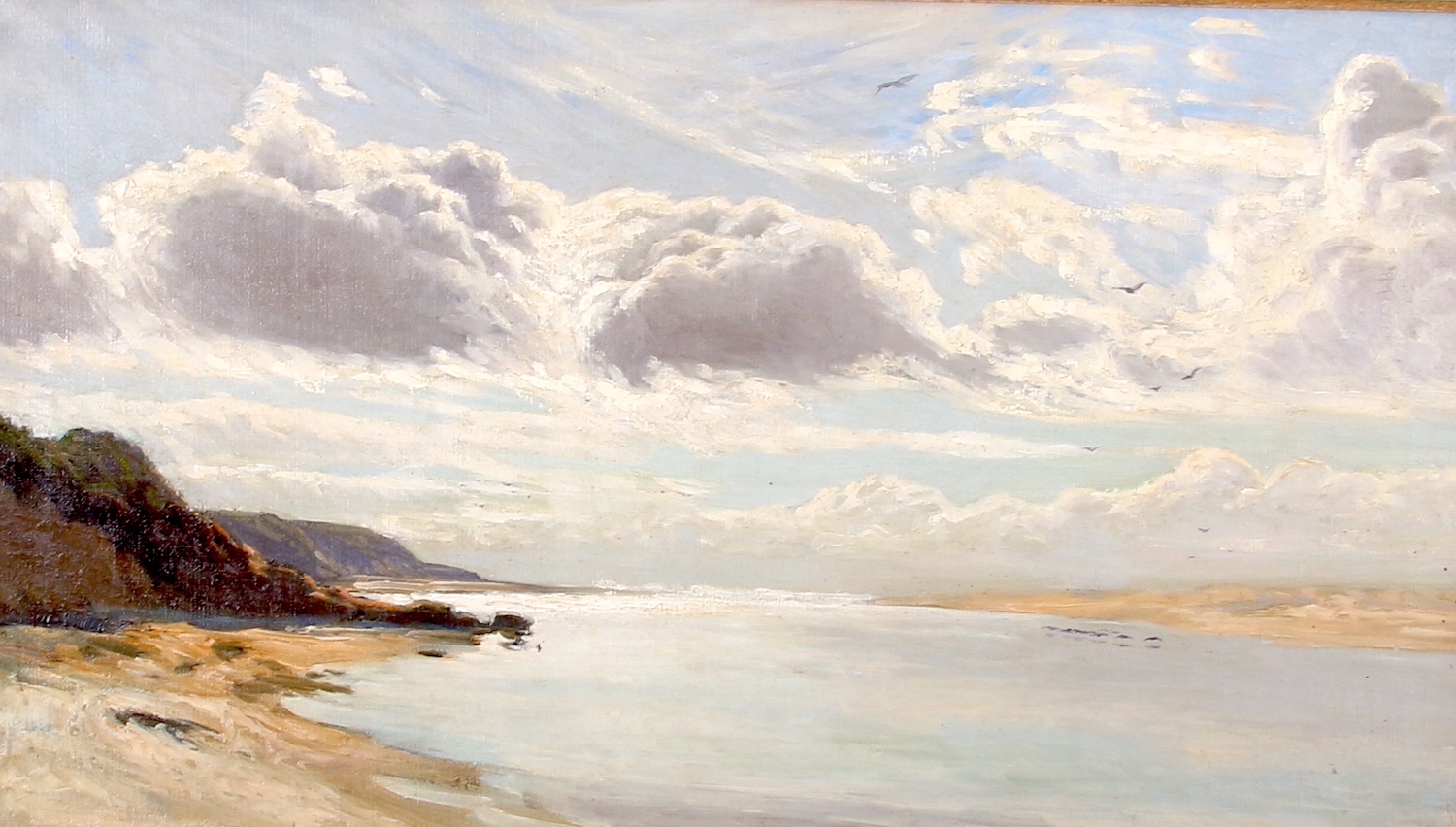 Walter Gilbert Wiles | SUNLIGHT REFLECTING ON GATHERING CLOUDS AT THE ...
