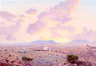 FAST FALLS THE EVENTIDE (KAROO - Edward Charles Moore