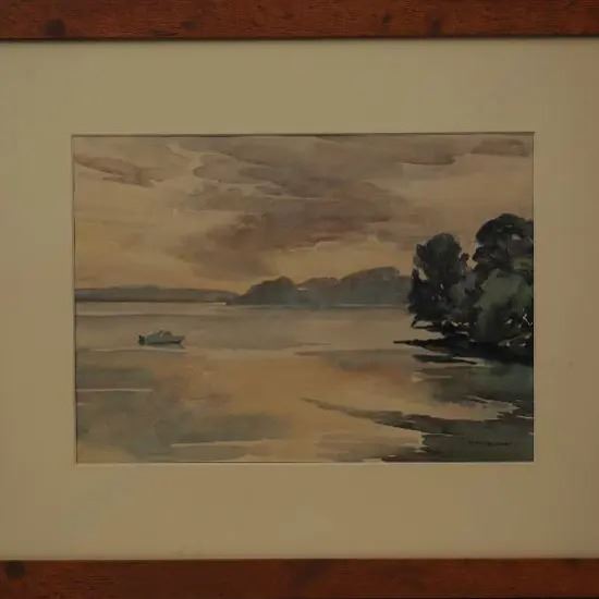 Auckland Harbour by May Gilbert