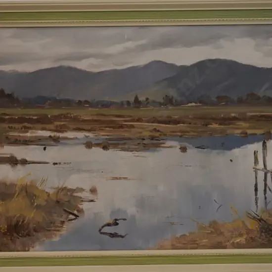 絵画　美術品　Aston Greathead アストングレートヘッド　タスマニア Aston Greathead - Kaikoura Coast