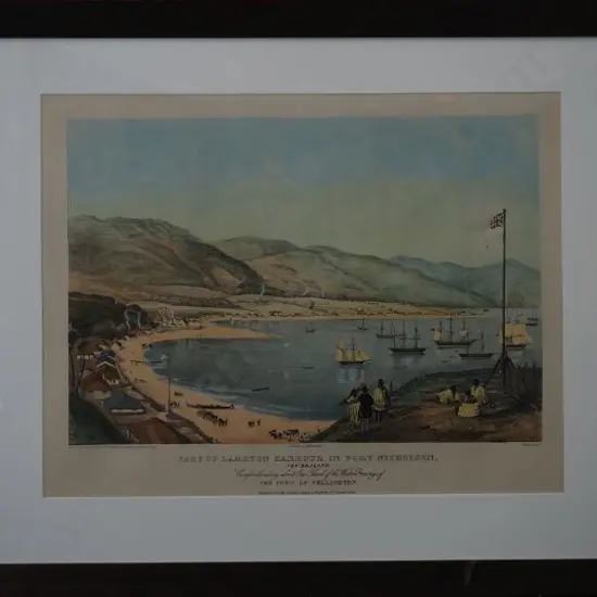 Part of Lambton Harbour in Port Nicholson - Charles Heaphy