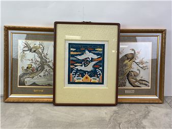 Chokin Art and Framed Embroidery - Yoshimura Kuni