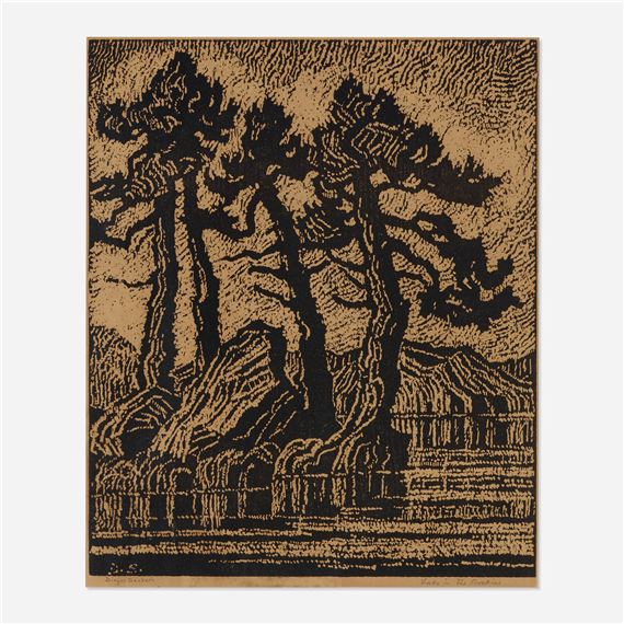 Lake in the Rockies by Birger Sandzén, 1921