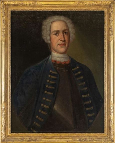 Barockportrait eines Adeligen derer von Lentzke, Deutschland, 18. Jh by German School, 18th Century, 18. Jh