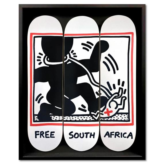 Free South Africa by Keith Haring