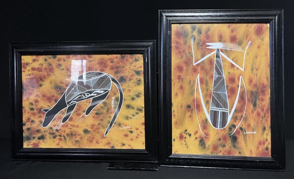 Artwork by David Moolooloo, Untitled, Made of Acrylic on canvas board