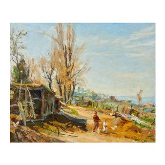 Escena rural - Amadeo Freixas Vivó
