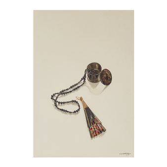 Rosario y abanico - Isidre Ventura Santamaría