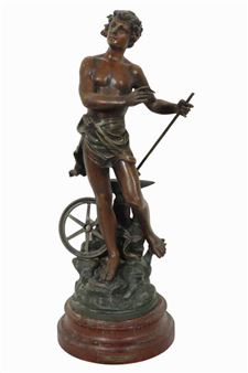 SPELTER FIGURE - Jean Garnier