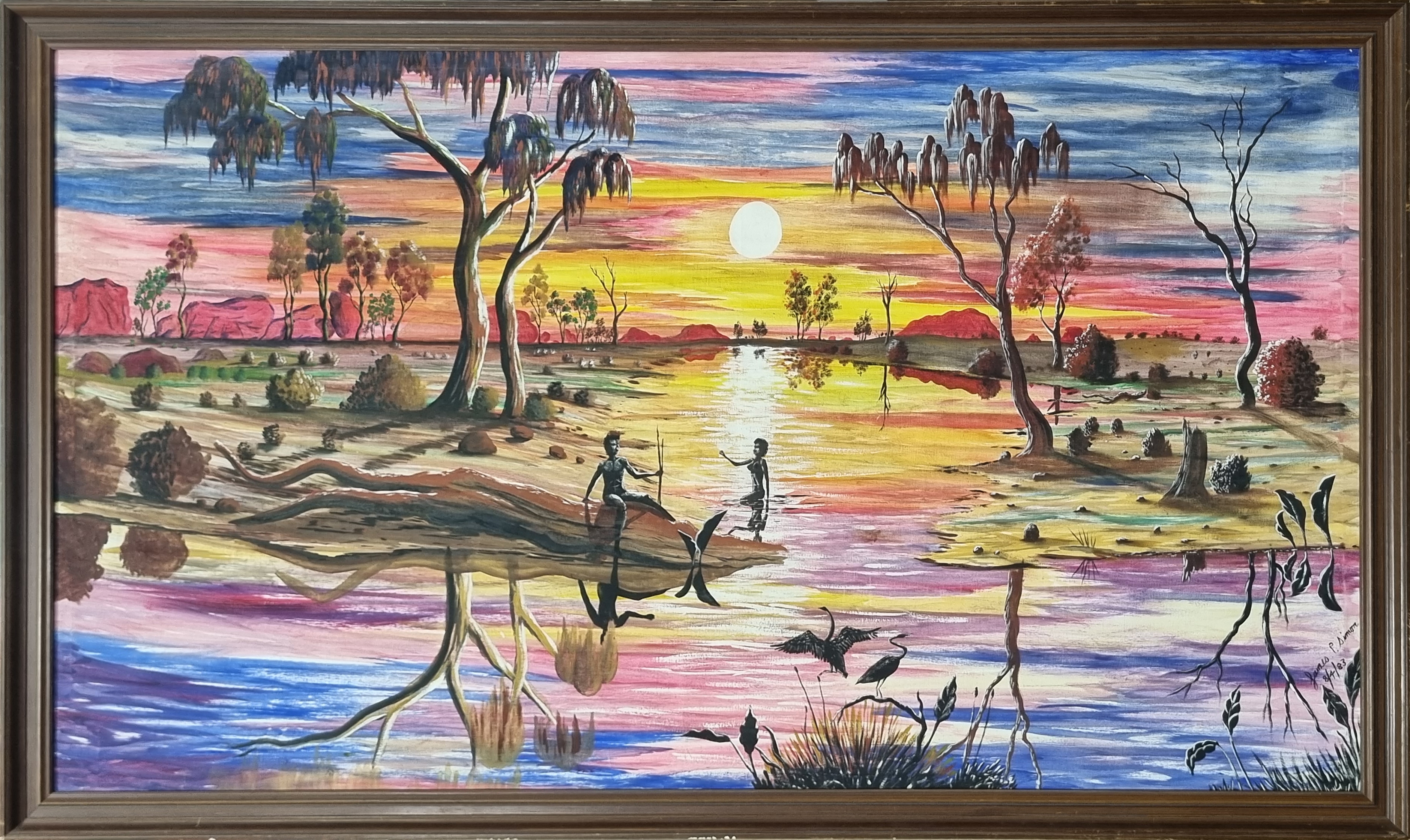 Artwork by James P. Simon, 'Central Australia Special (Around Alice Springs)', Made of acrylic on canvas
