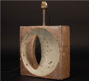 Pyrity lamp, quadrangular form - Pierre Digan