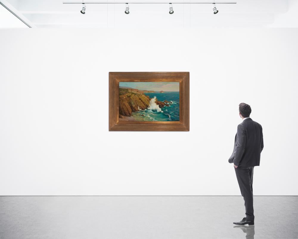 Artwork by Anna Lee Stacey, Arch Beach, Made of Oil on canvas