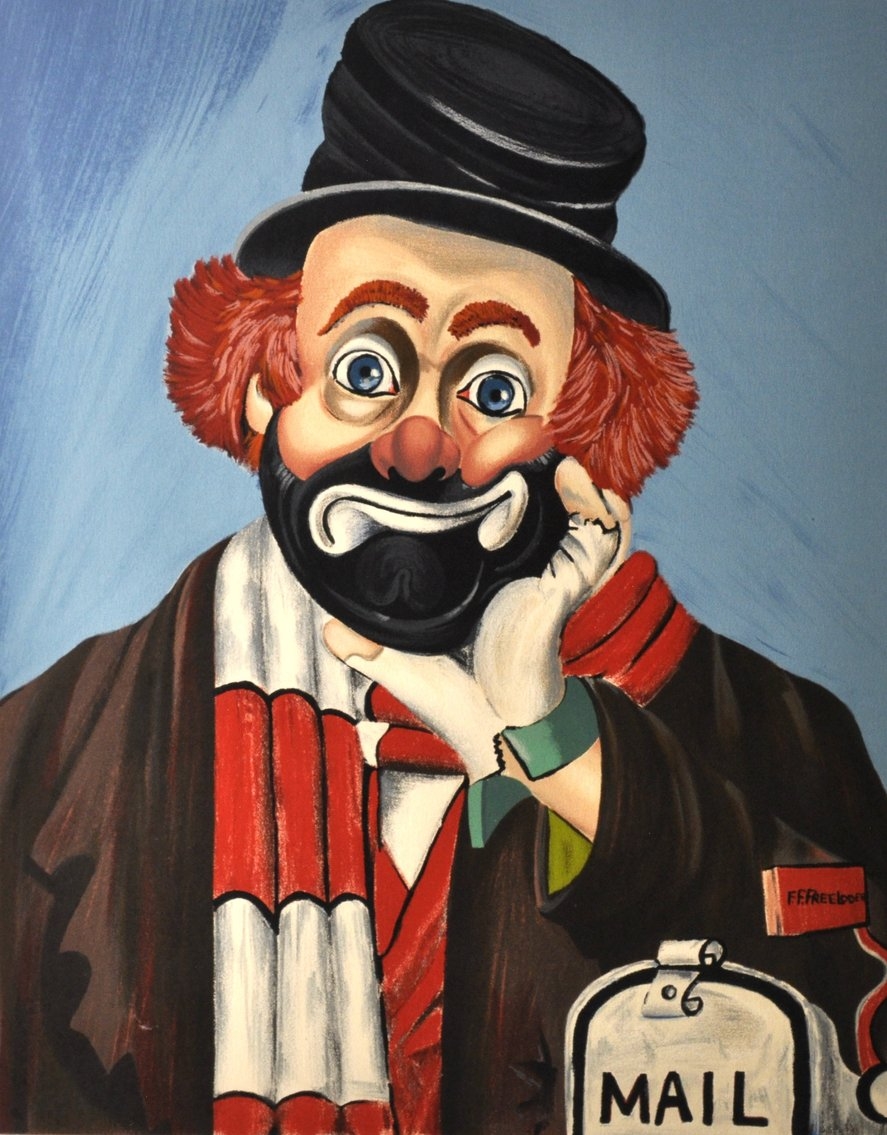 Artwork by Red Skeleton, Freddie's P.O. Box, Series Freddie's World, Made of Serigraph on Paper