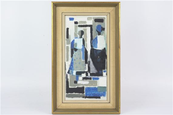 563. DOROTHY RUHNE-SEMPINSKI (1908-1973), olja på duk by Dorothy Ruhne-Sempinski