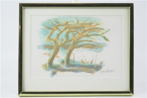 610. URBAN SJÖBERG (1945-2015), färglitografi - Urban Sjöberg