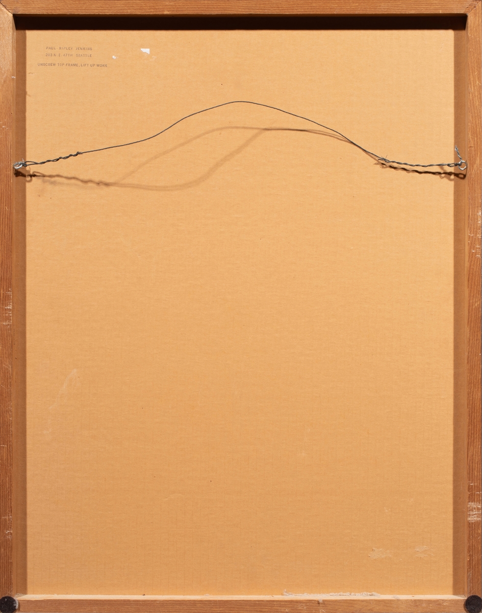 Artwork by Paul Ripley Jenkins, Untitled (Science Fiction Figure), Made of graphite and ink on paper