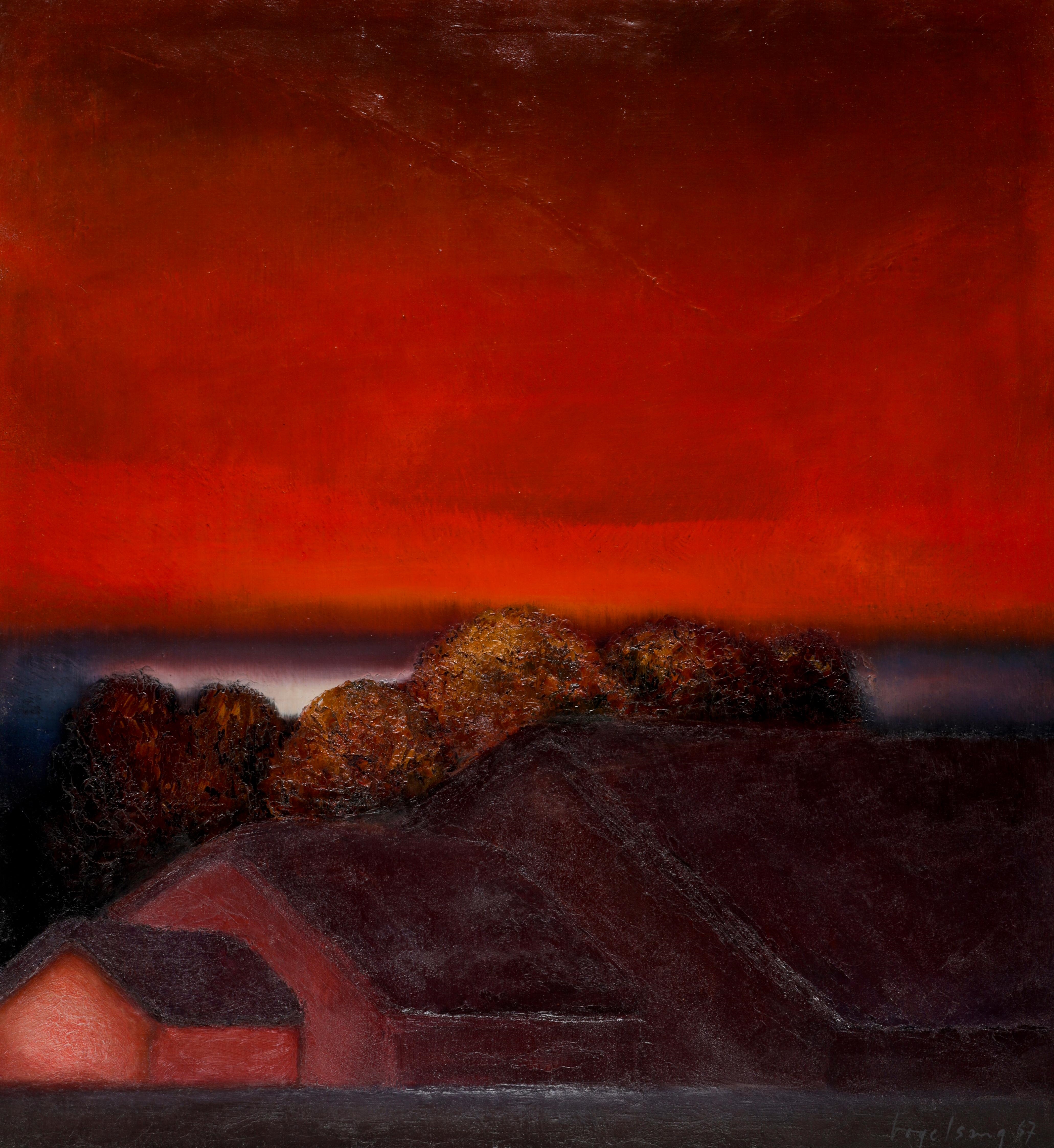 Artwork by Karl Vogelsang, Verglühender Herbst, Made of oil on canvas