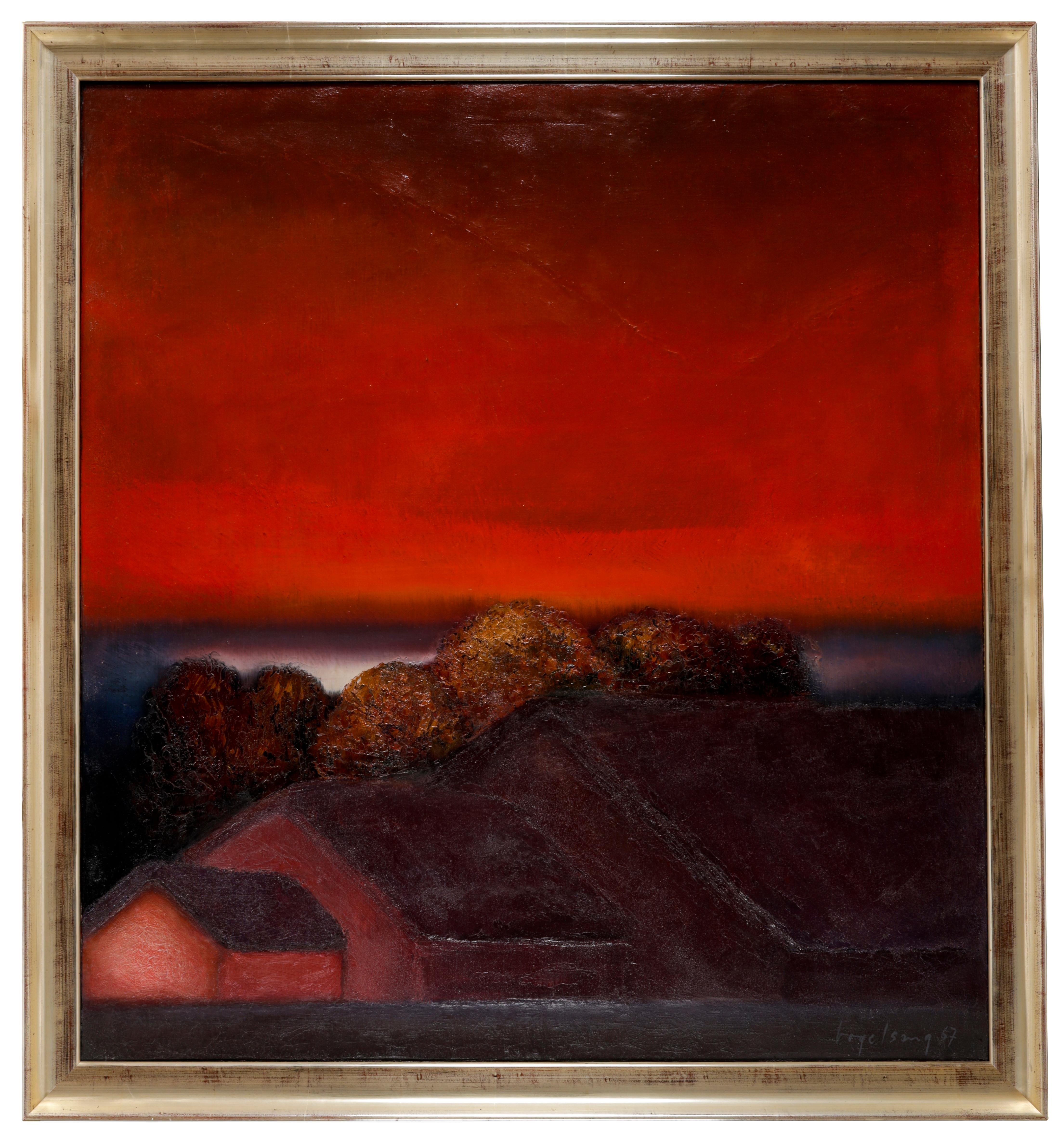 Artwork by Karl Vogelsang, Verglühender Herbst, Made of oil on canvas