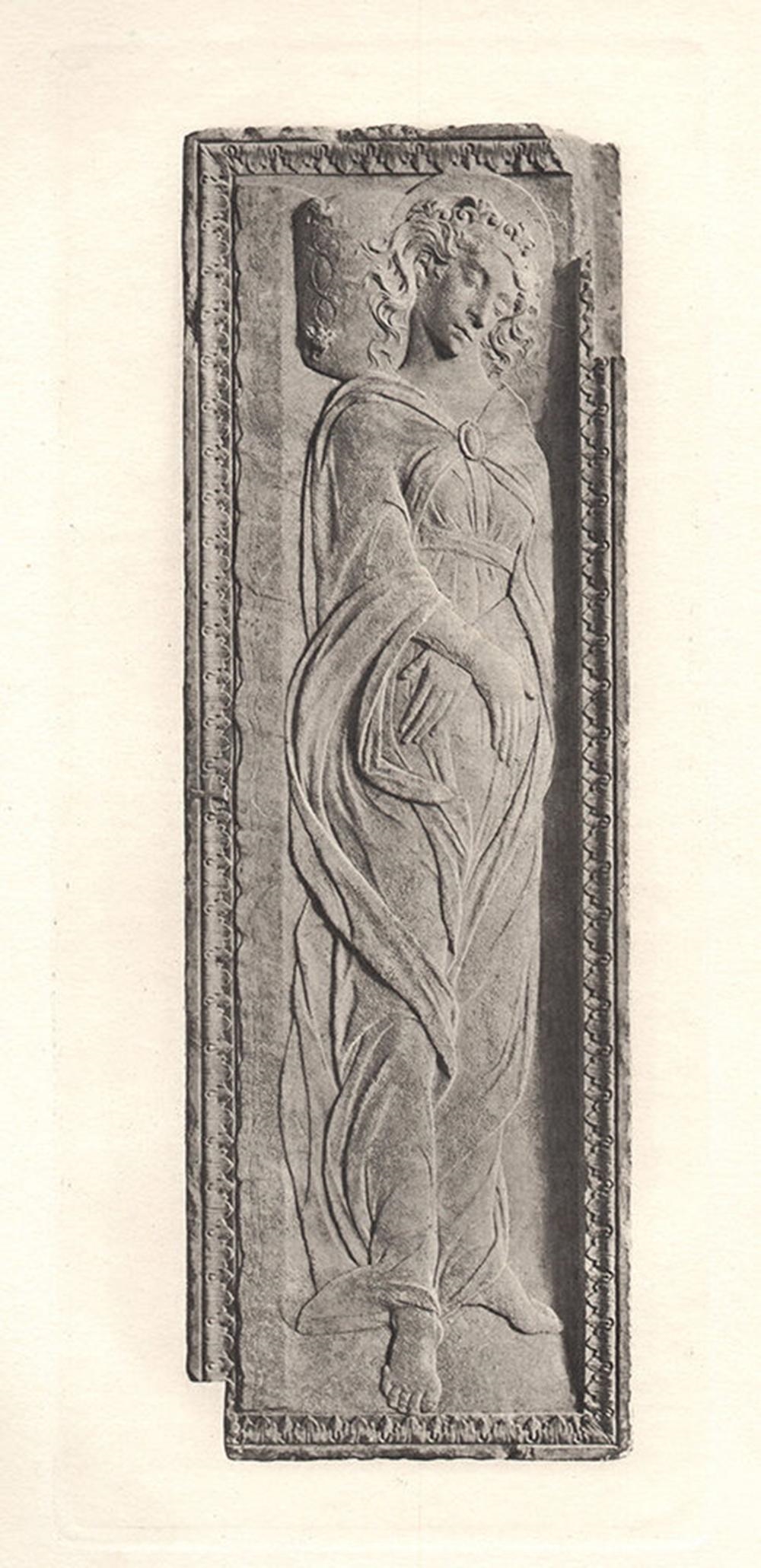 Artwork by Donatello, St Justina, Made of Heliogravure