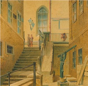 Der Katzensteig am Rupprechtsplatz 1877 - Franz Gerasch