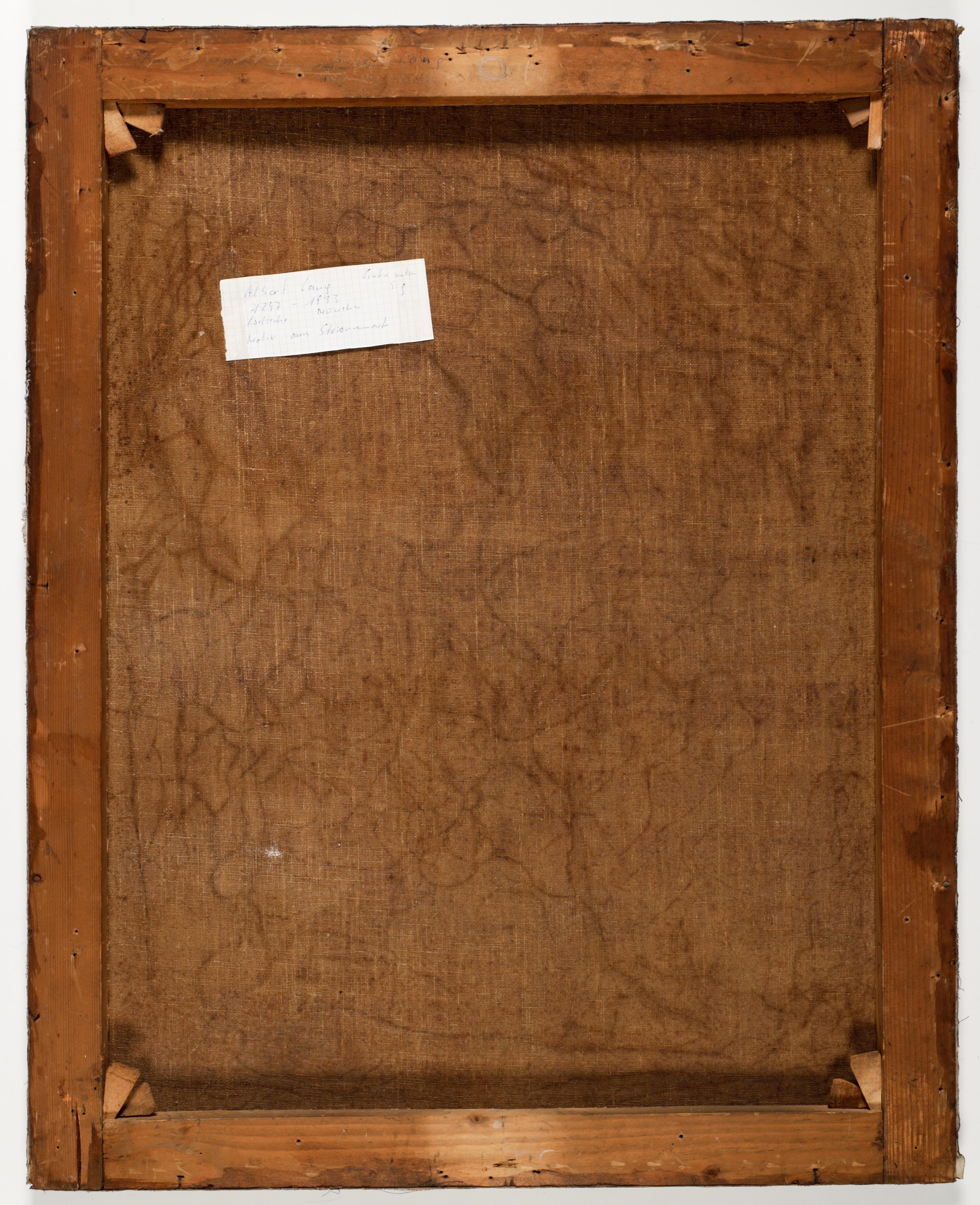 Artwork by Albert Lang, Motiv aus dem Steirischen, Made of oil on canvas