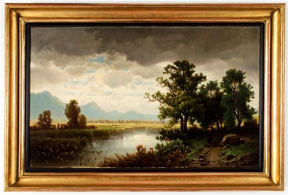 Anton Pick | Landschaft mit aufziehendem Gewitter (1878) | MutualArt