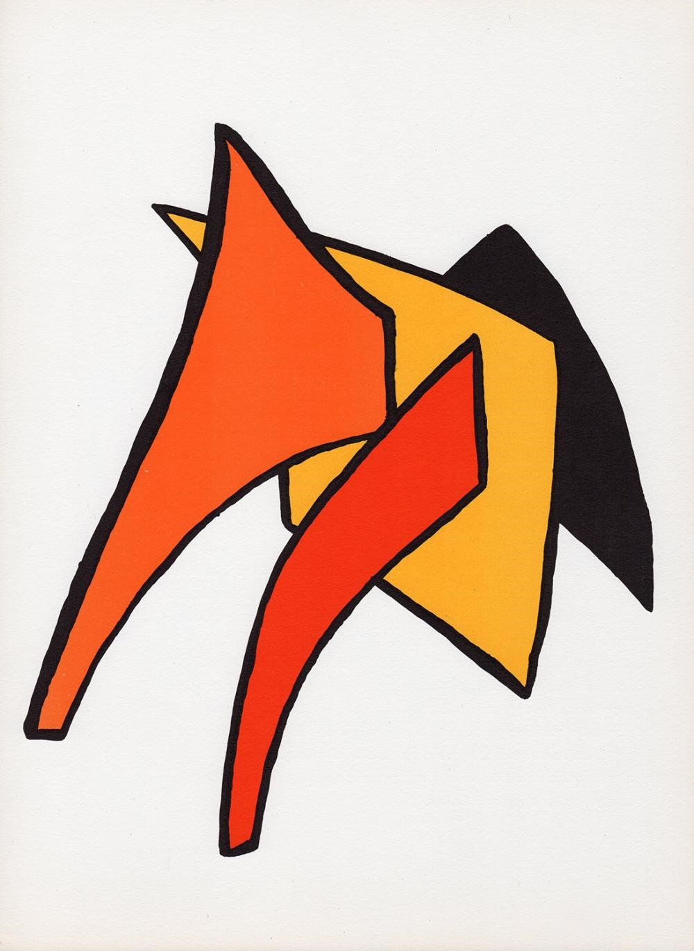 Artwork by Alexander Calder, Stabiles, Made of Color lithograph