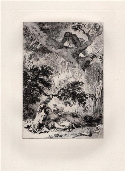 Searching for the Calf by Jean-Honoré Fragonard, 1883