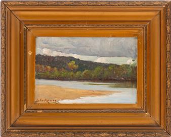 Paisagem com rio - Júlio Ramos