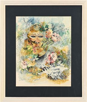 Mask in a Garden - Lily Mark