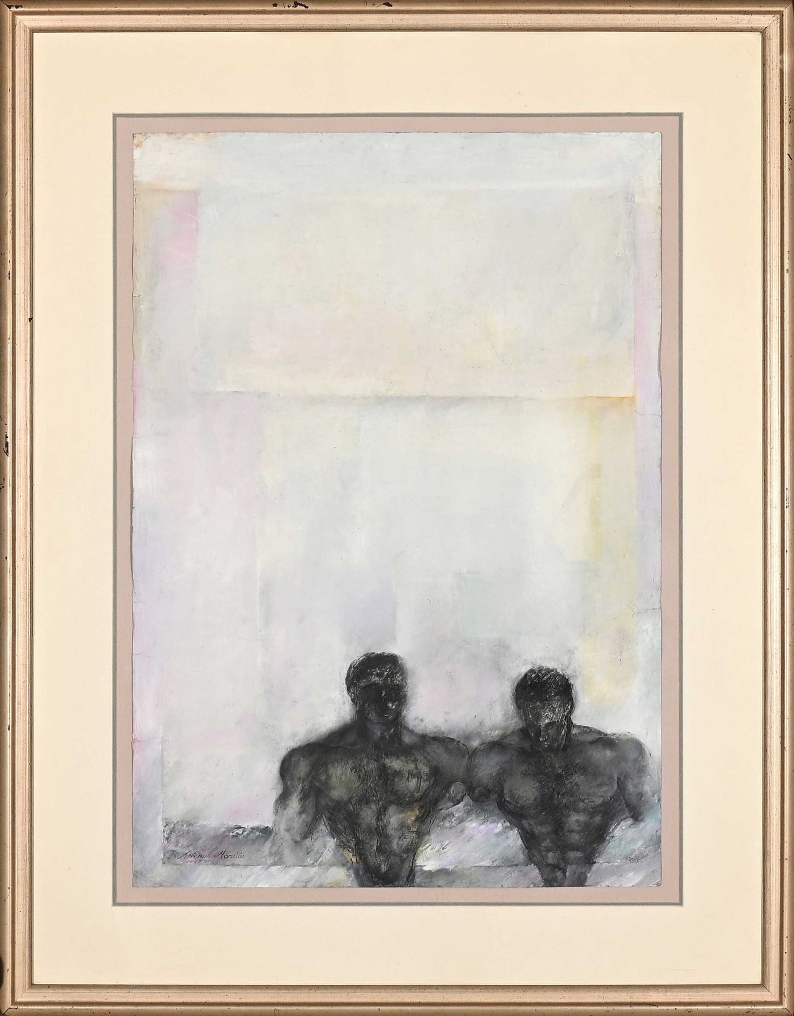 Artwork by Artemis Moraites, Endangered Species 3, Made of oil on paper