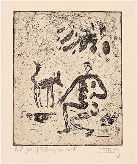 Talking to Wolf - Hardus Koekemoer