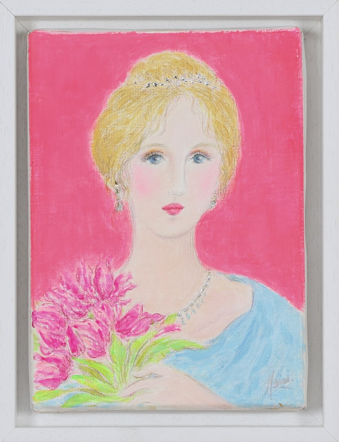 Artwork by Mami, Images et Poésie, «Douceur évanescente à l'Infini, comme l'Air que l'on respire, Made of Mixed media on canvas