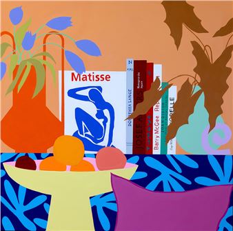 Mary Finlayson: Orange, Violet - Winston Wächter Fine Art, Seattle