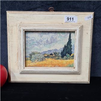 Wheat field with cypresses - Vincent van Gogh