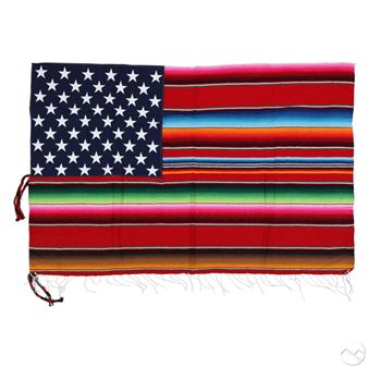 American flag titled "Mi Bandera" ("My Flag"). - Ignacio "nacho" Becerra