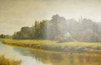 Ketch Inn, near Worcester - Albert Edmund Gyngell