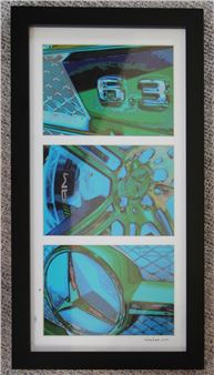 Inverted Photo Prints of Mercedes Car Accents - Vrastiah Zoll