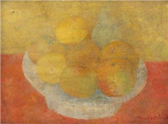 Still life with oranges - Thérèse Debains