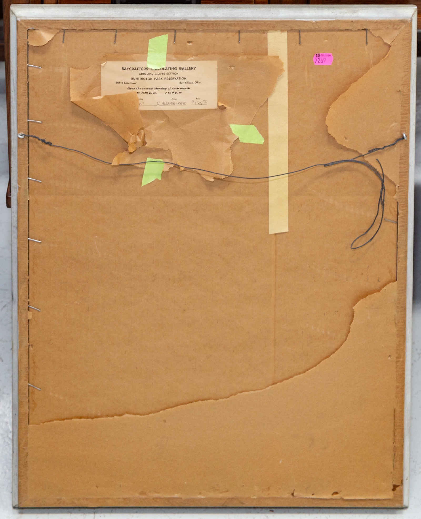 Artwork by Celia Mendelker, Looking In, Made of Pastel on paper