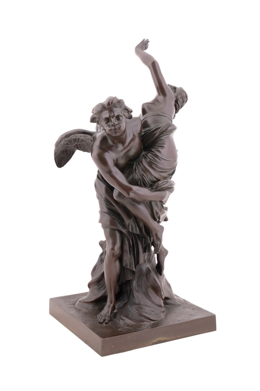 Louis-Simon Boizot | BOREAS ABDUCTING ORITHYIA (Late 19th Century ...