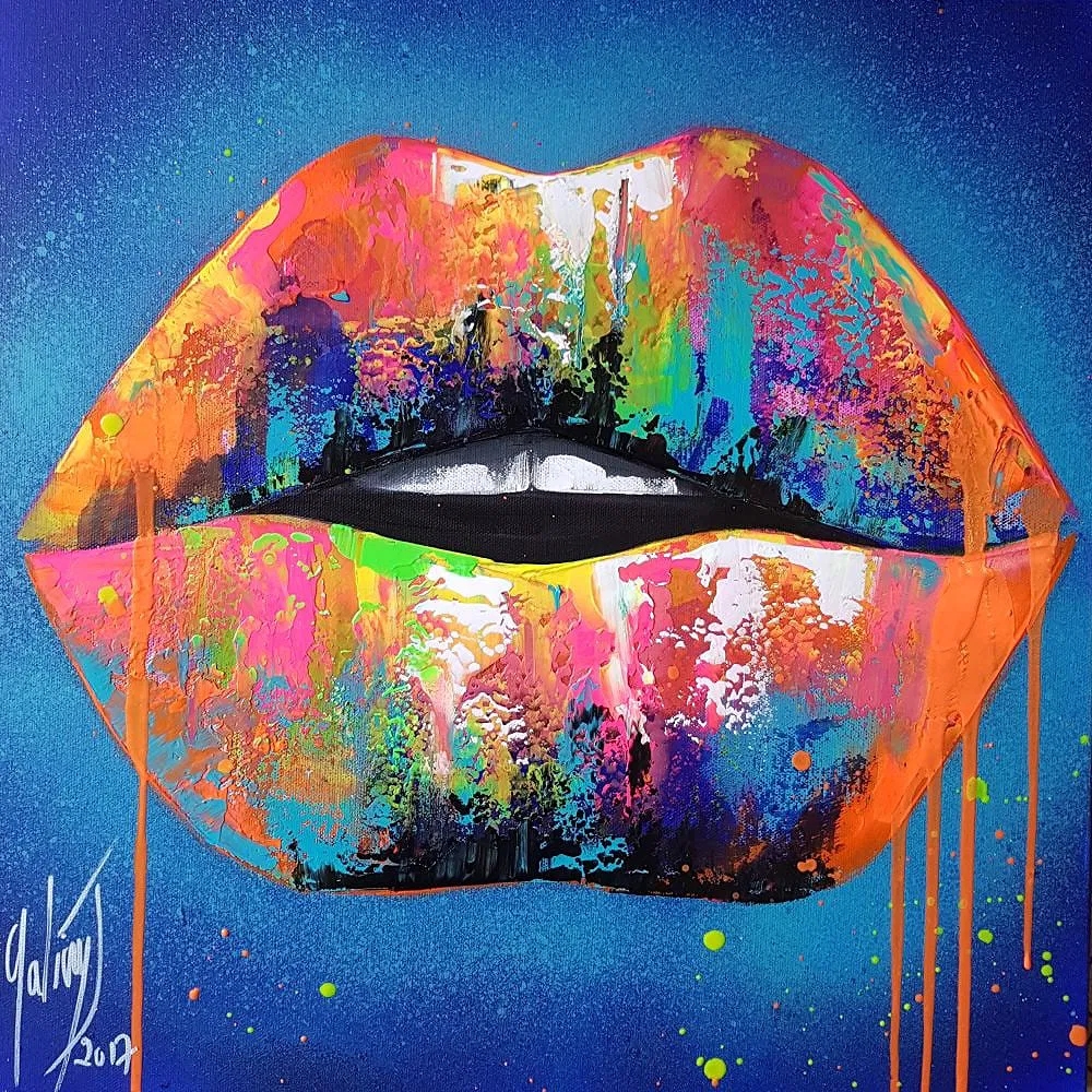 Julie Galiay | Blue Lips II (2017) | MutualArt
