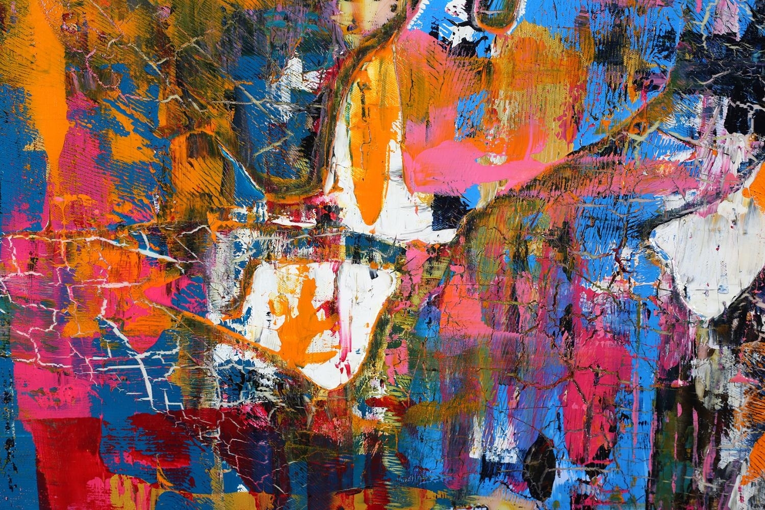 Artwork by Benjamin Frais, Composition, Made of oil on canvas