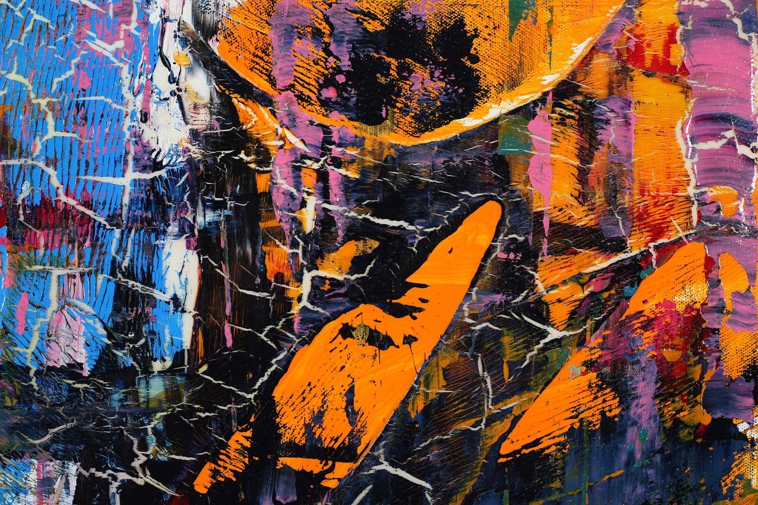 Artwork by Benjamin Frais, Composition, Made of oil on canvas