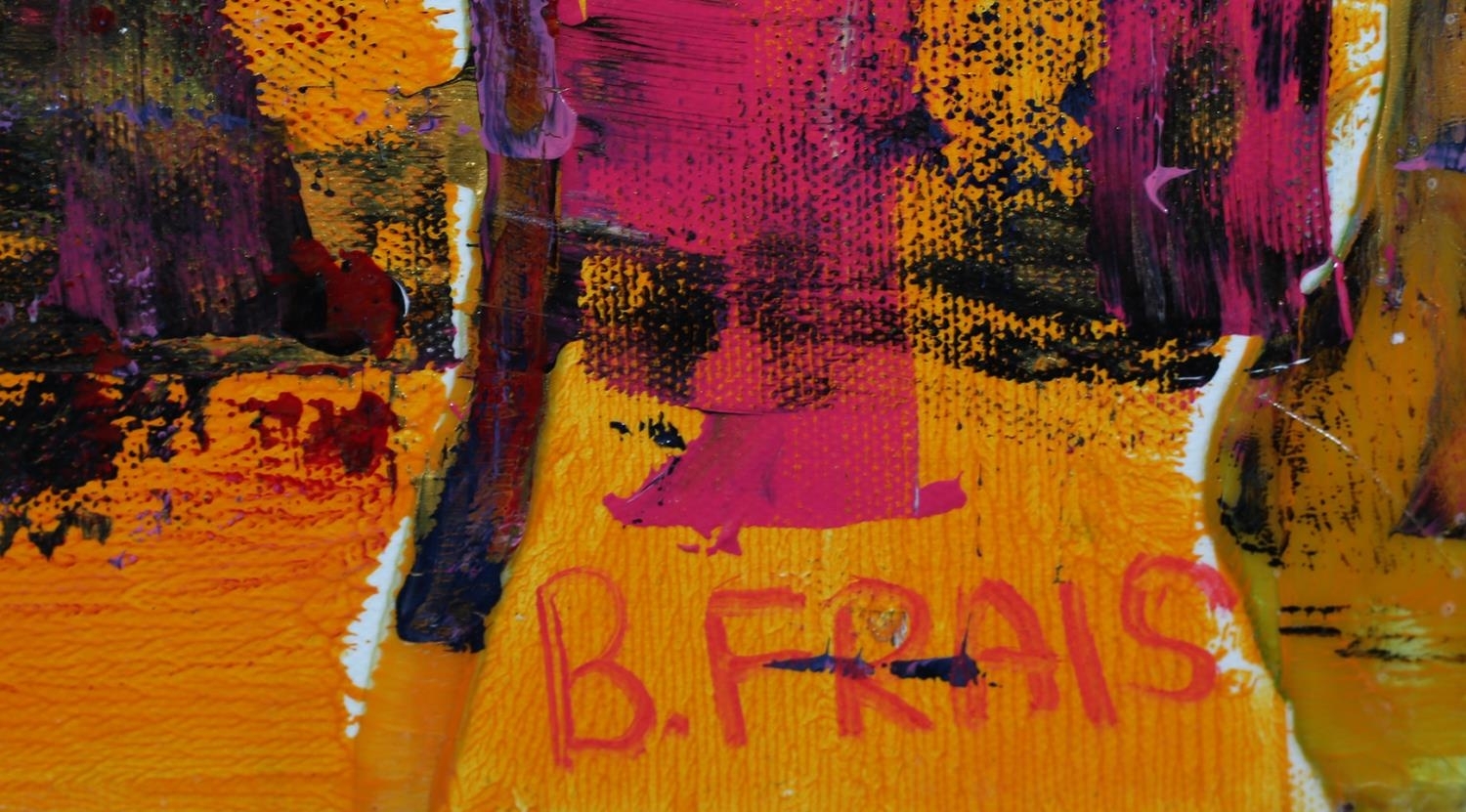 Artwork by Benjamin Frais, Composition, Made of oil on canvas